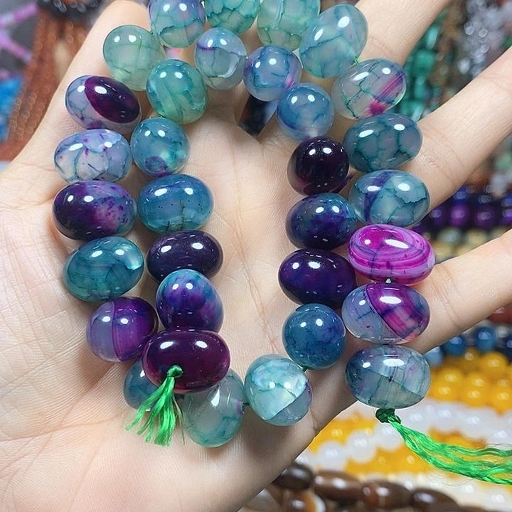 未镶嵌玛瑙/玉髓珠宝半成品玛瑙土豆卡16*12mm