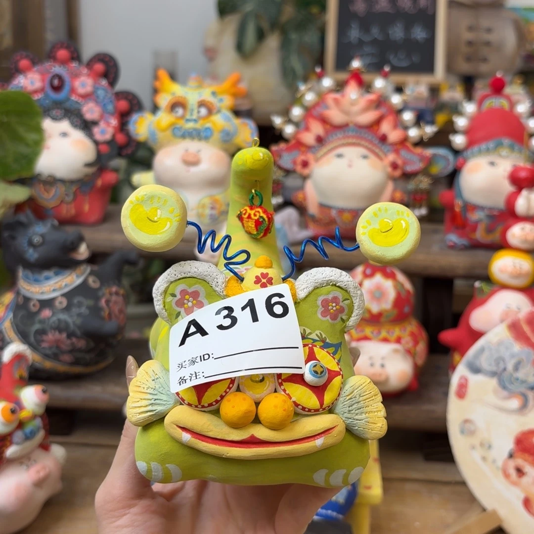 清***欢摆件手工陶艺摆件