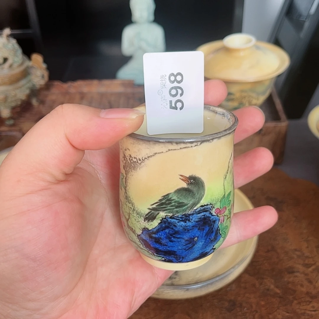 【闪购商品】小***8沁庐柴窑古法柴烧全手工茶具