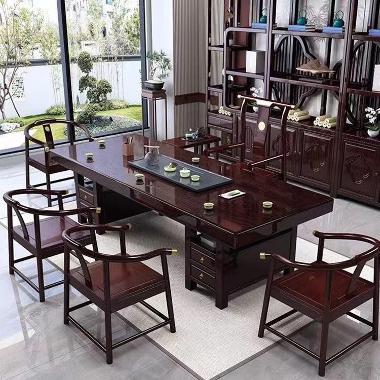 办公室茶台茶具新中式茶几客厅家用简约茶桌椅办公室茶台茶具茶几