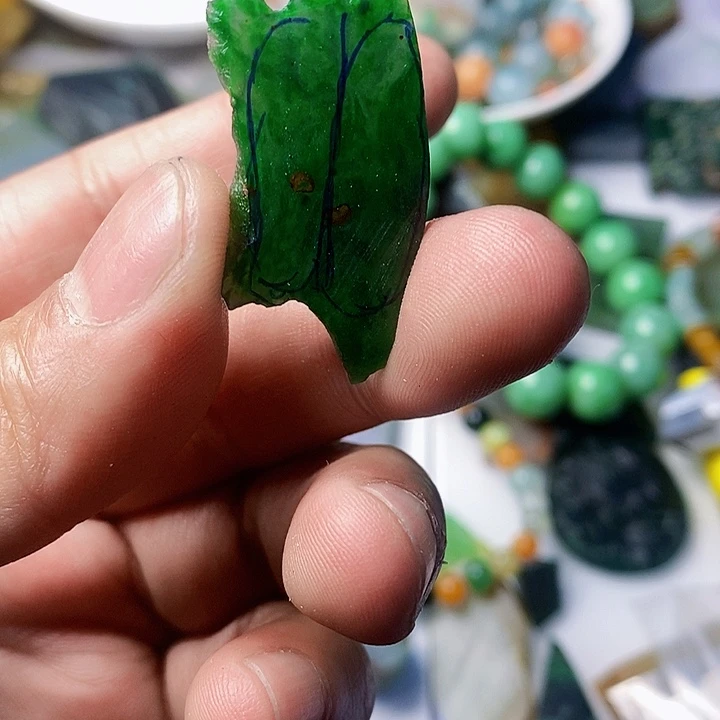 翡翠散珠天然翡翠A货