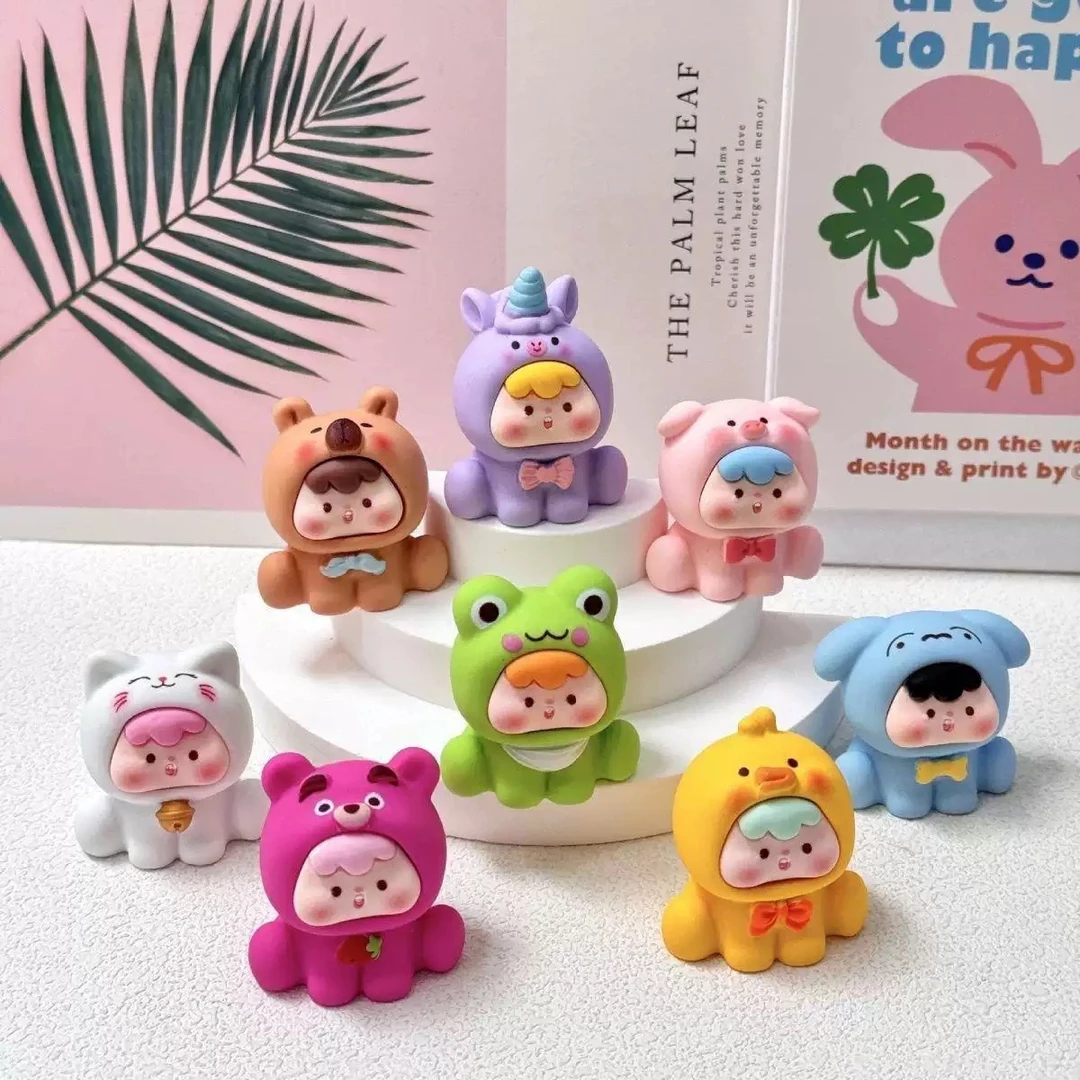 【动物崽崽】直播拆树脂摆件潮玩Diy玩具