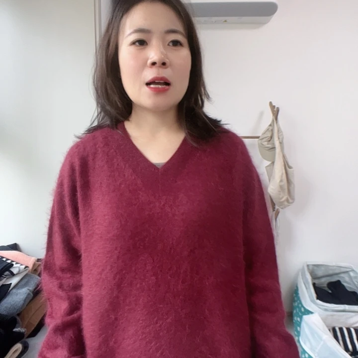 安可拉红色拉绒均码