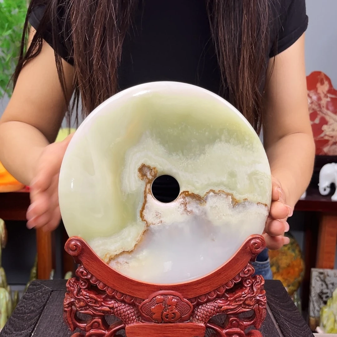 青玉平安扣直径20厘米