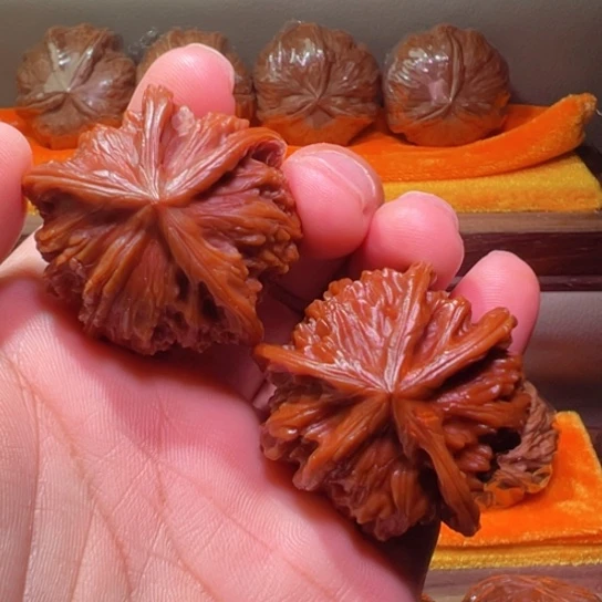 把件文玩核桃顶级五棱天地狮子头40+边34高球体