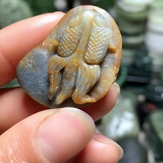 未镶嵌和田玉（糖玉）珠宝半成品