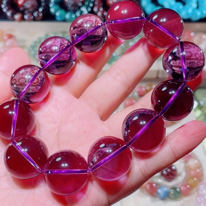 手链未镶嵌水晶紫水晶手链