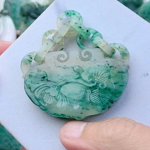 未镶嵌独山玉吊坠(不含链)