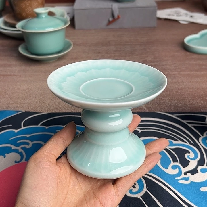 龙泉云间青瓷小米茶器