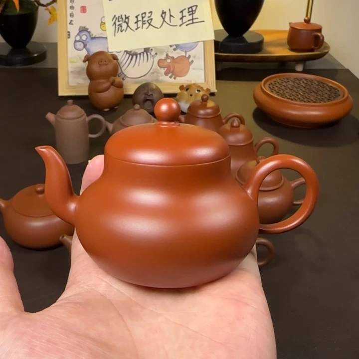 茶壶紫砂125cc微瑕君德