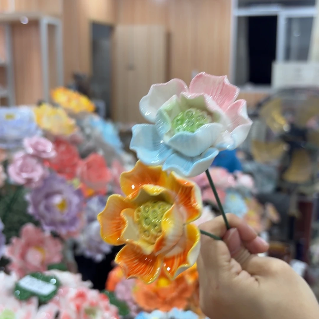 陶瓷花，20元发货，退款拉黑