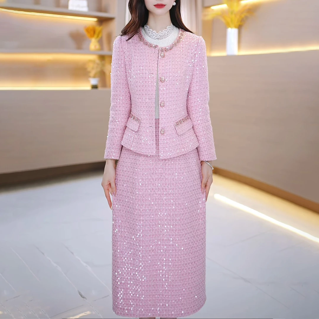 2025秋季新款A3391气质遮肉显瘦大码连衣裙女修身女装连衣裙