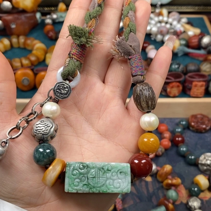 【闪购商品】翡翠颈饰未镶嵌项链