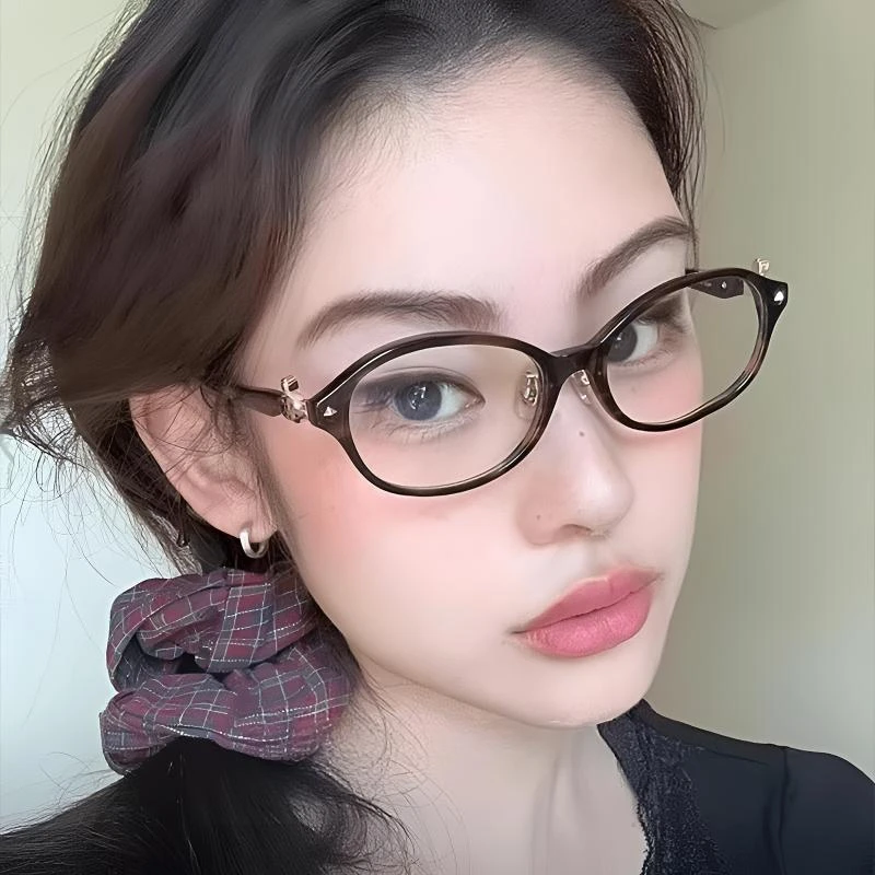 时尚素颜老花镜女新款复古小框近视眼镜框架防蓝光中老年老花眼镜