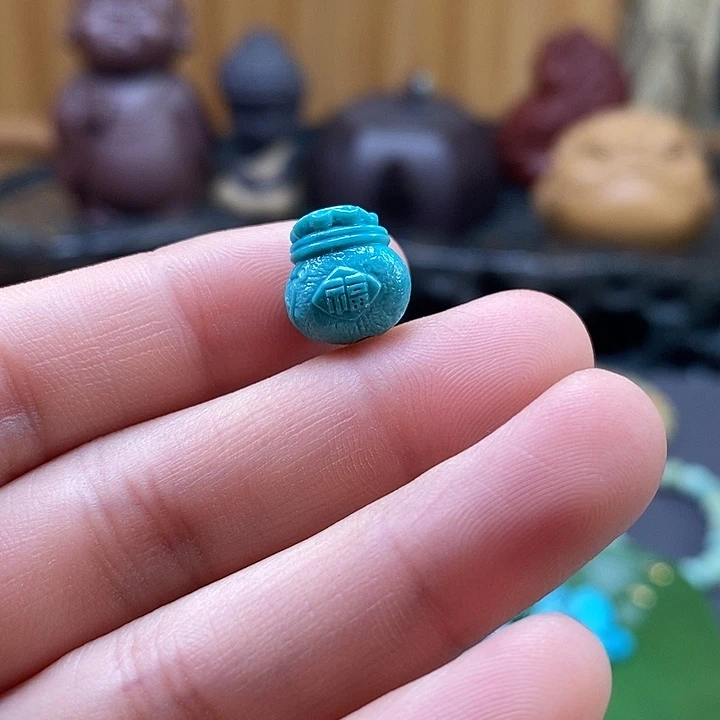 绿松石未镶嵌天然原矿绿松石配饰