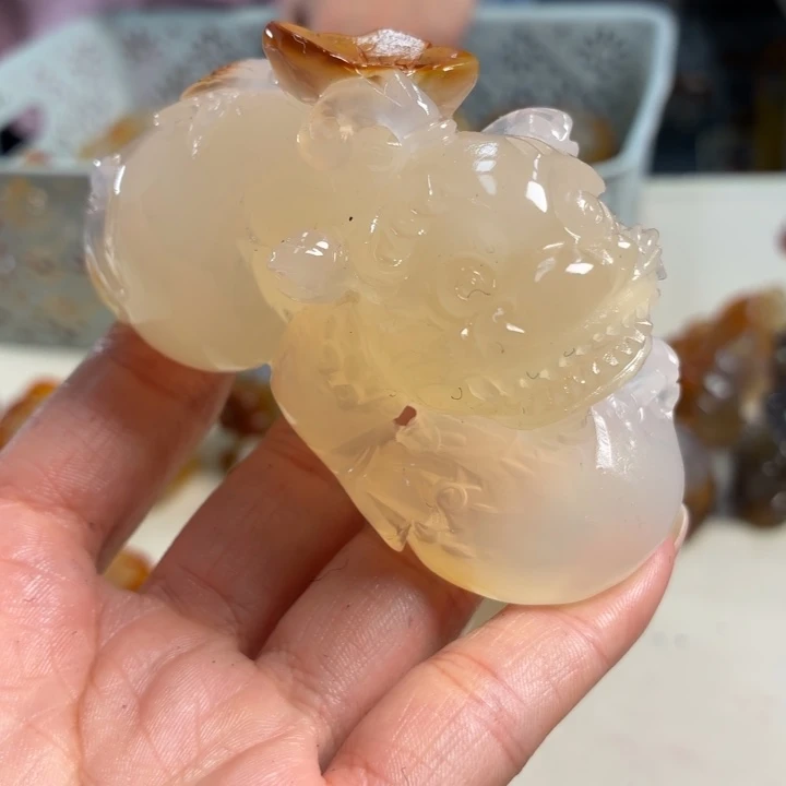 玛瑙/玉髓未镶嵌吊坠(不含链)