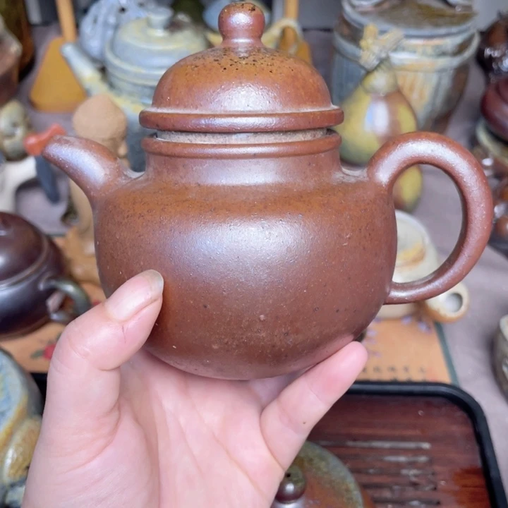 茶壶紫砂宜兴紫砂原矿泥料350