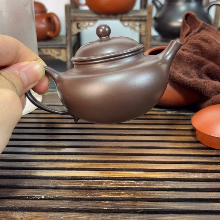 茶壶紫砂原矿紫砂手工制作