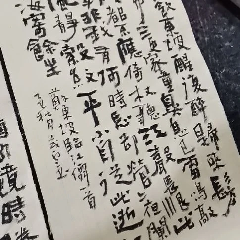 想***字书法苏轼临江仙。。。。