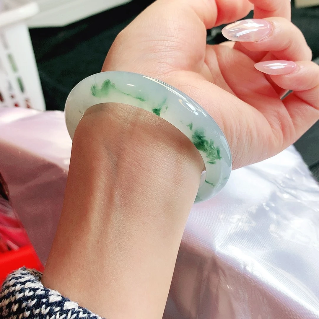【闪购商品】未镶嵌手镯翡翠缅甸天然a货翡翠
