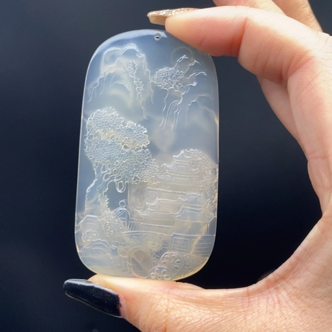 玛瑙/玉髓吊坠(不含链)未镶嵌亲****诚