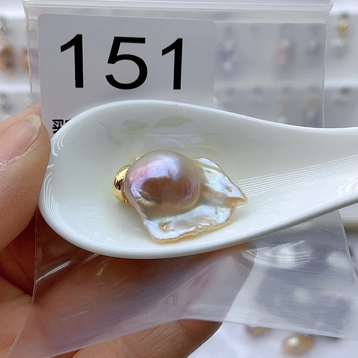 淡水珍珠颈饰银S925镶嵌