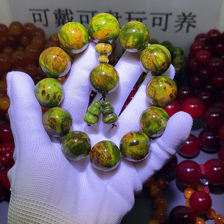 手串/手链松木（琥珀木）2.0 水墨丹青高货