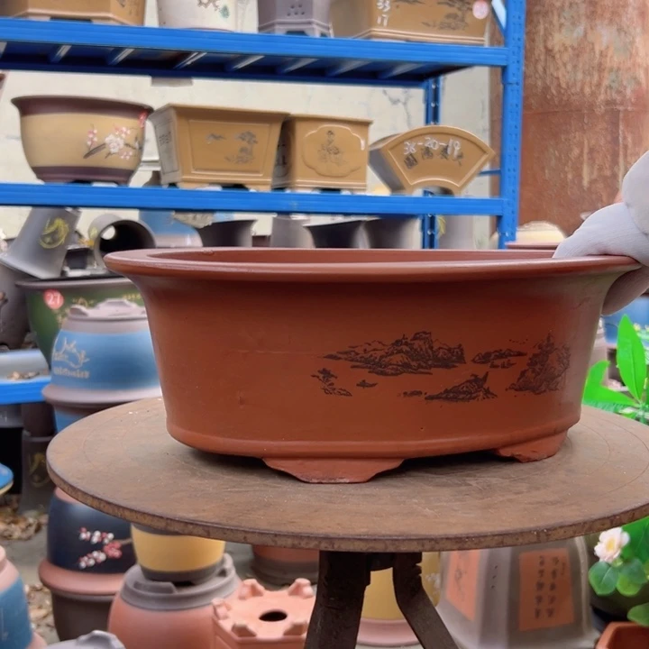 30红椭圆花盆花盆花盆花盆