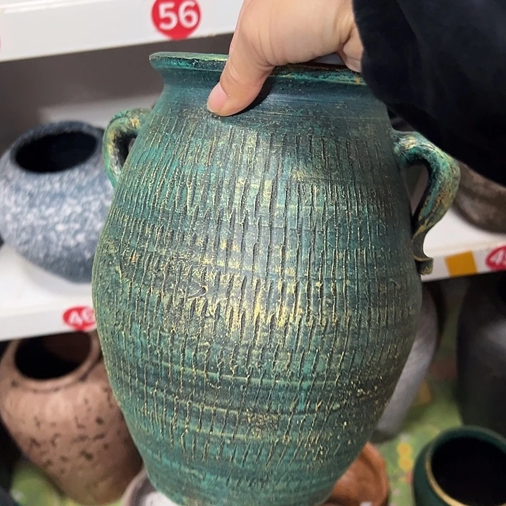 绿金双耳高24口13默认打孔