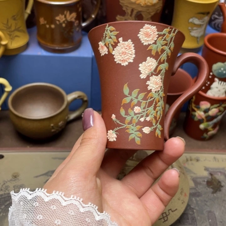 紫砂茶杯紫砂主人杯