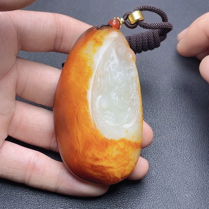 和田玉挂件未镶嵌T