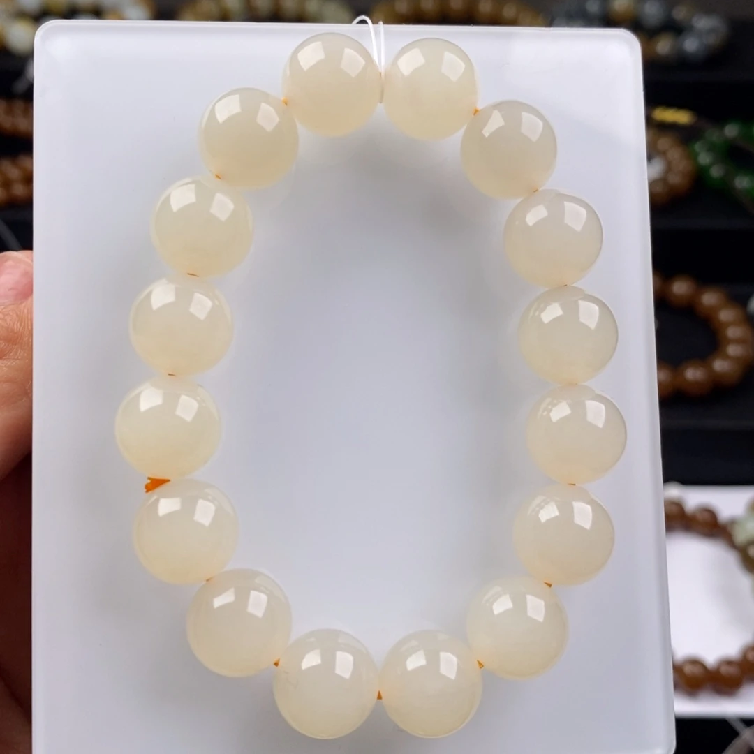 和田玉手串未镶嵌