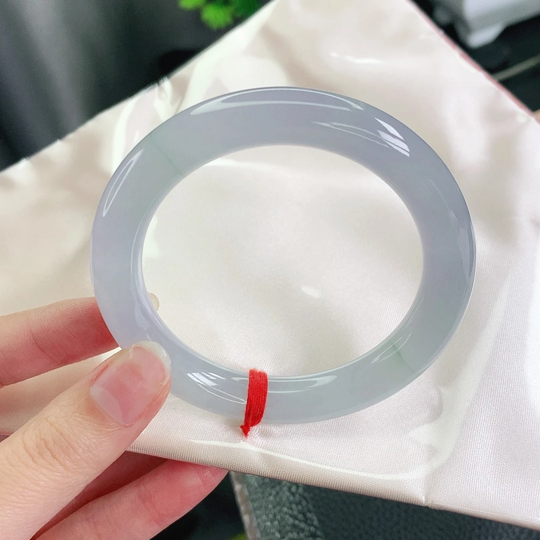 翡翠未镶嵌手镯53圈