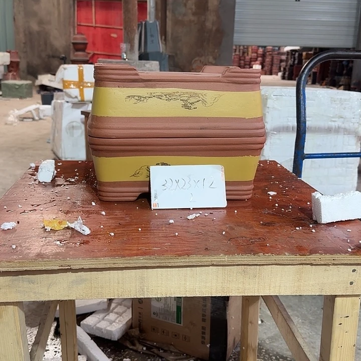 紫砂花盆紫砂hua q fo