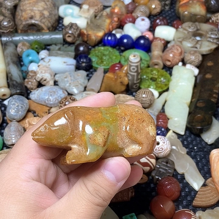 和田玉未镶嵌颈饰122