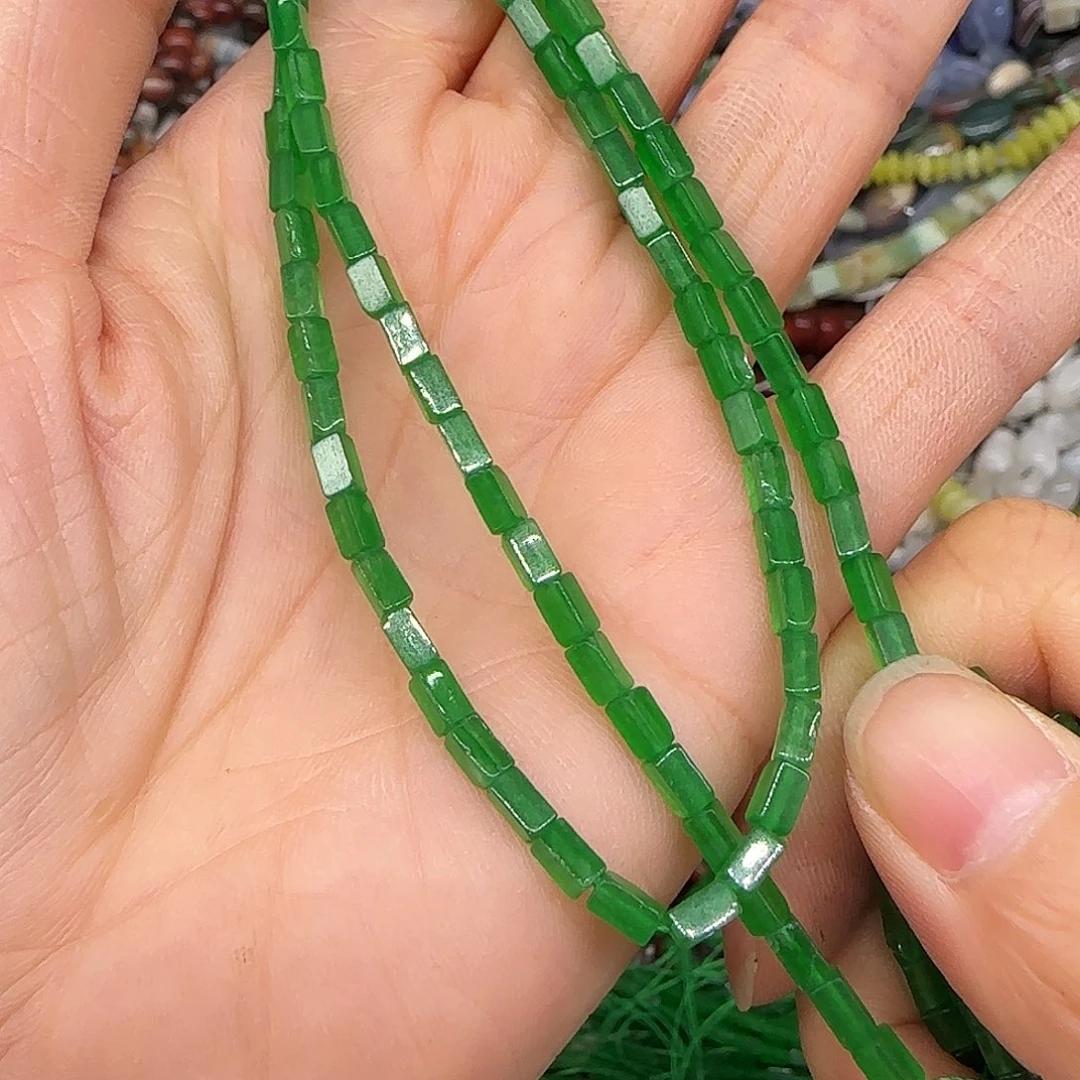 玛瑙/玉髓合金珠宝半成品玛瑙玉髓2-4mm一条