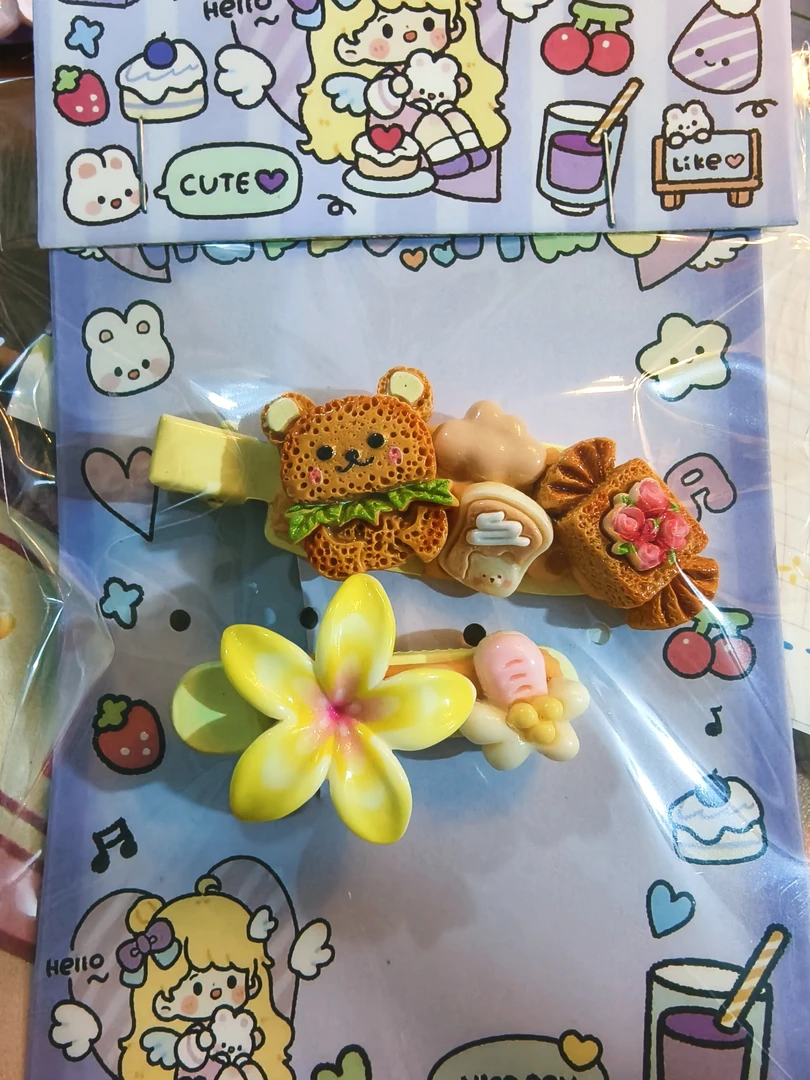 纯手工diy可爱少女卡通创意diy发夹网红发夹
