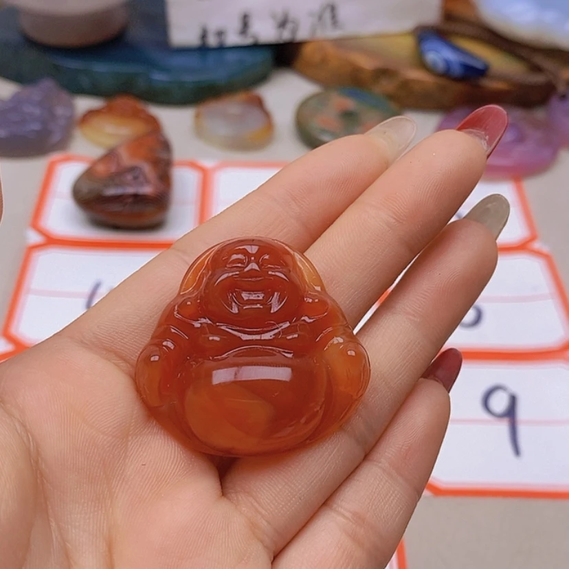 【闪购商品】未镶嵌玛瑙/玉髓珠宝半成品然**物