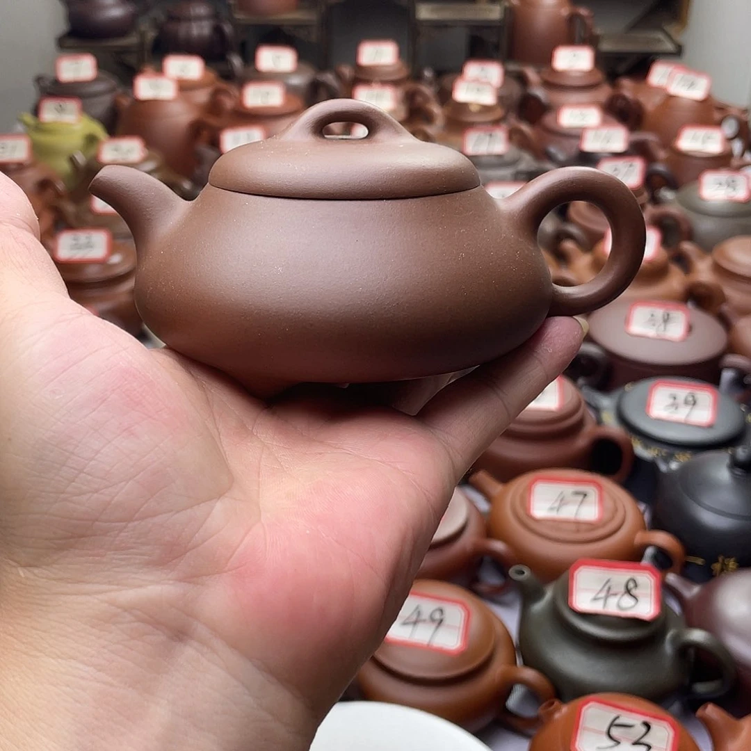 紫砂壶宜兴紫砂半手工
