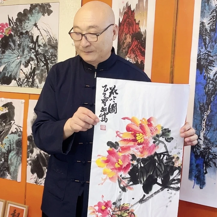 国画张圣敏先生纯手绘作品