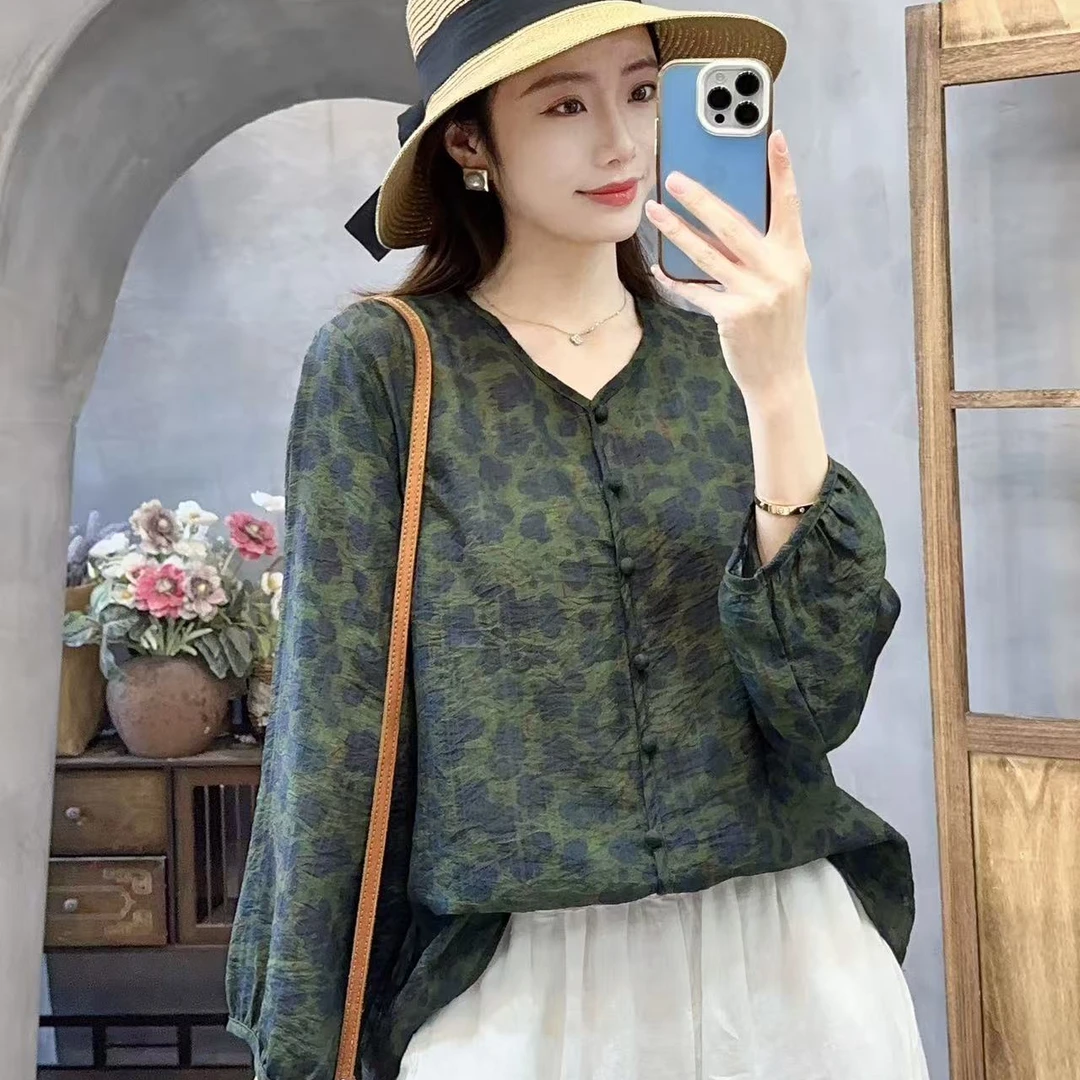 8646春夏新款宽松显瘦优雅气质T恤小衫QZ