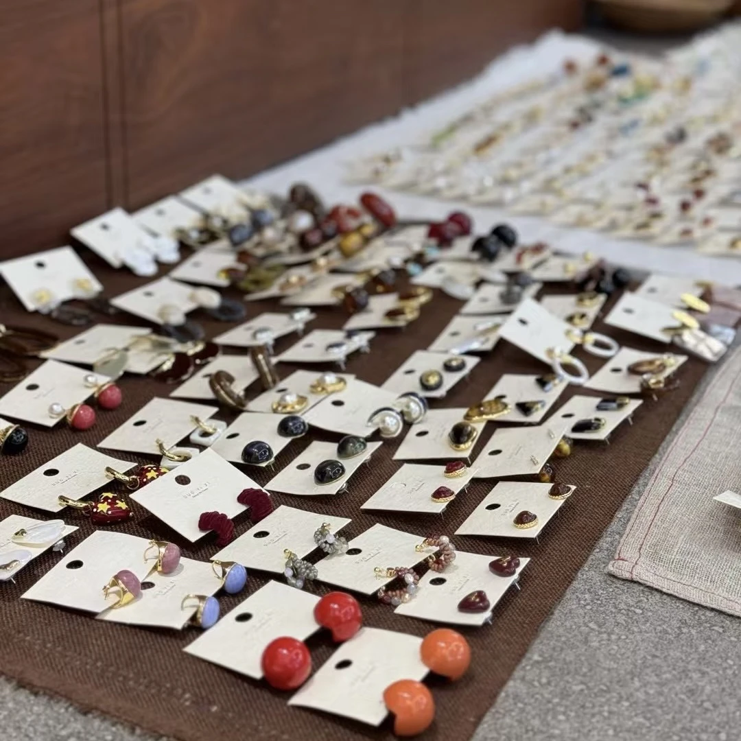 铜合金锆石耳饰 inzz | 百搭重工气质时尚简约耳饰