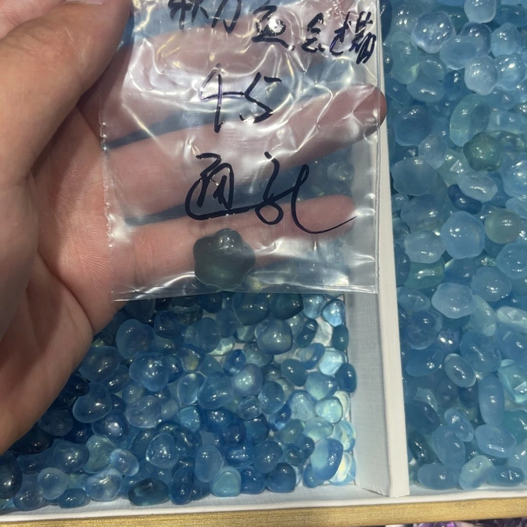 海蓝宝星星未镶嵌水晶秋****)