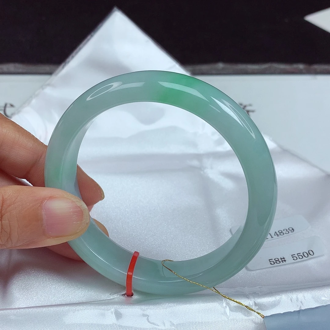 未镶嵌手镯翡翠58圈4839