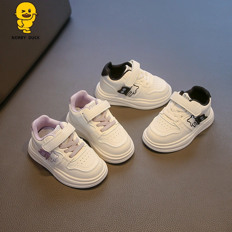 NORBY DUCK/诺比小黄鸭儿童运动鞋新款女童鞋宝宝鞋男童鞋板鞋鞋