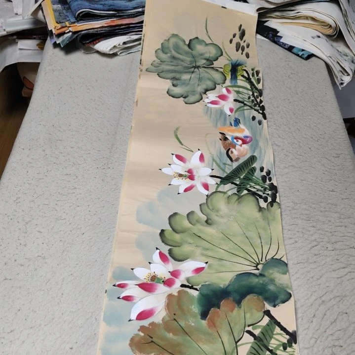 蒲***育国画国画花鸟花鸟国画