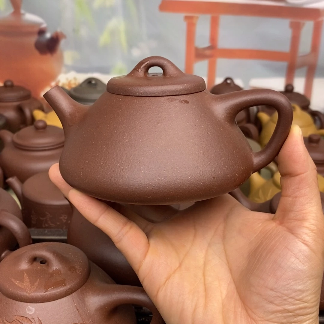 茶壶紫砂风釉200cccc羊角山紫泥0添加