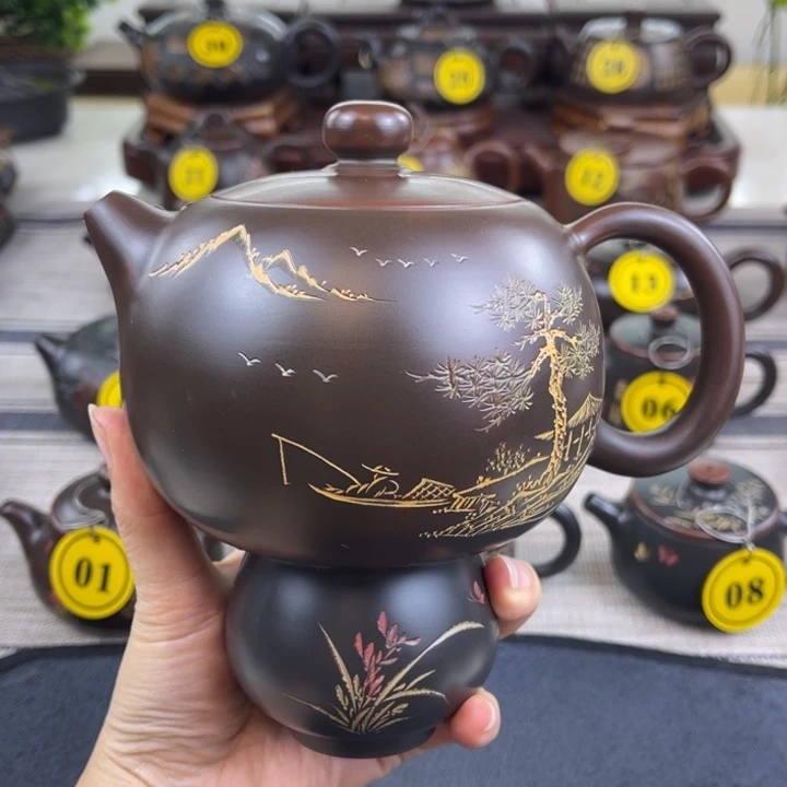 心***痕坭兴陶原矿坭料制作