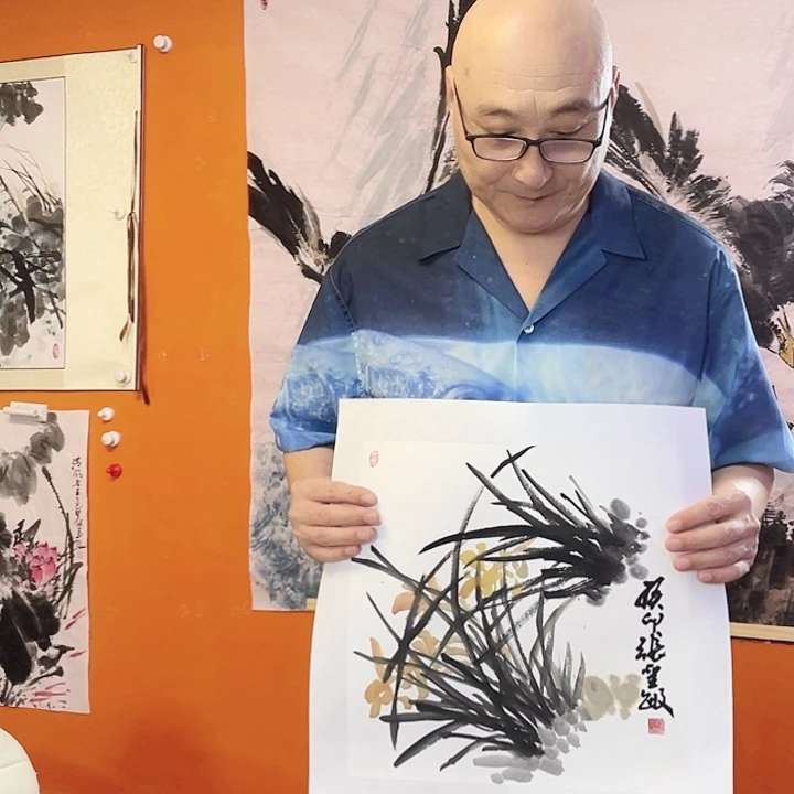 国画张圣敏先生纯手绘作品
