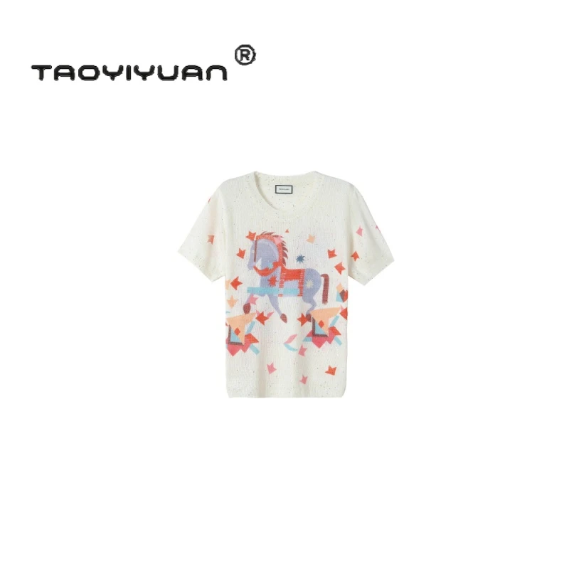 【宠粉专属】 轻奢亮片重工印染奢品马字母毛衣圆领针织衫套头女士